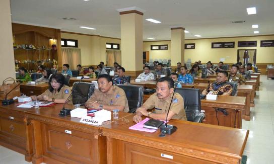 Penerimaan Kunjungan Diklat PIM III Pemerintah Kabupaten Minahasa Utara, Senin 15 Mei 2017
